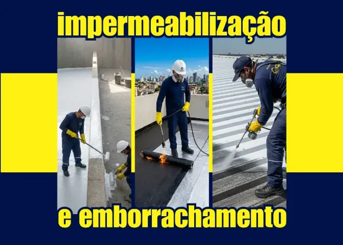 Impermeabilização de lajes, caixas dágua, telhados e pintura emborrachada