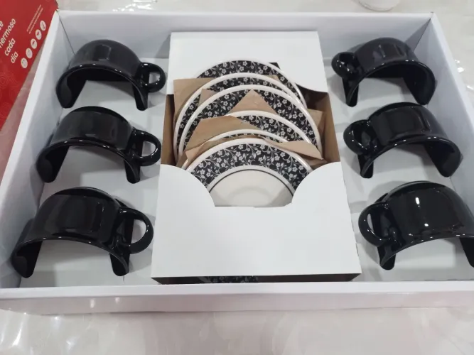 Jogo de xícara novo na caixa 