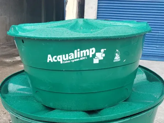 CAIXA D`ÁGUA 500L GREEN ACQUALIMP - RETIRANDO NA LOJA