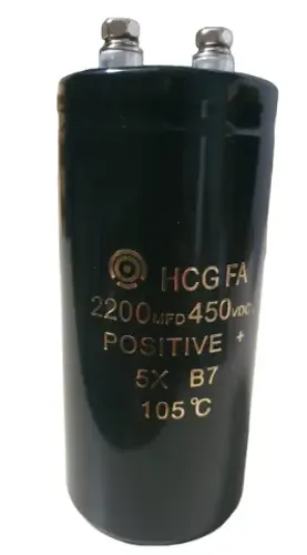 CAPACITOR ELETROLITICO 2200UF 450V 50X105MM