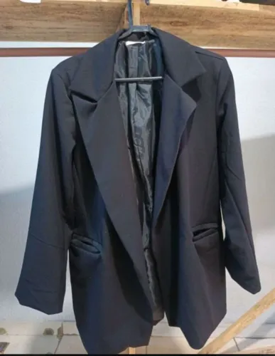 Blazer Feminino Zalmy Preto G Seminovo
