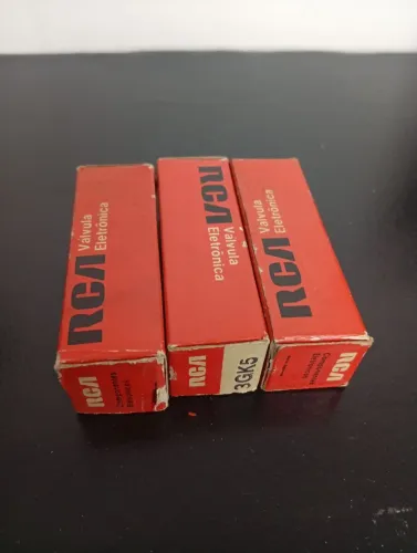 Lote de 3 válvulas antigas para rádio