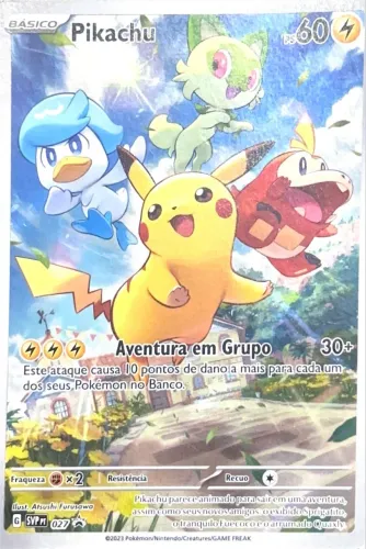CARTA POKÉMON - PIKACHU