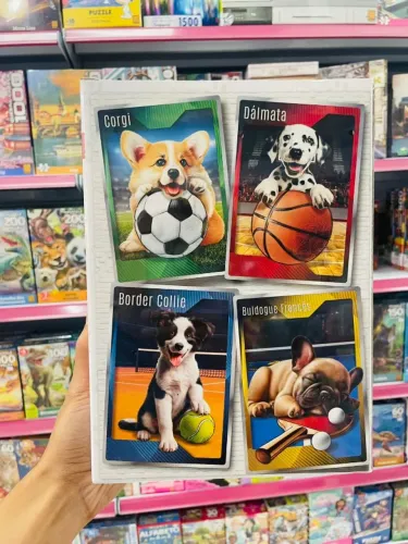 QUEBRA-CABEÇA CACHORRINHOS ESPORTISTAS 1000 PEÇAS (GROW)