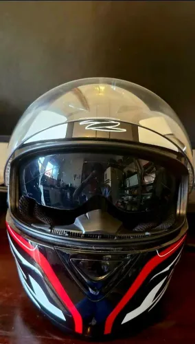 Capacete Zeus Com Óculos Solar M58