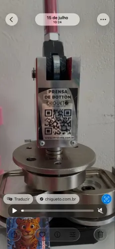 Vendo máquina de ima de geladeira quadrada profissional Chigueto 51x51