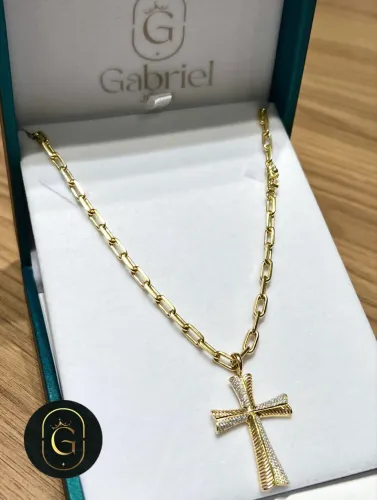 Cordão de ouro com 38.15g novo ( LOJA FÍSICA )