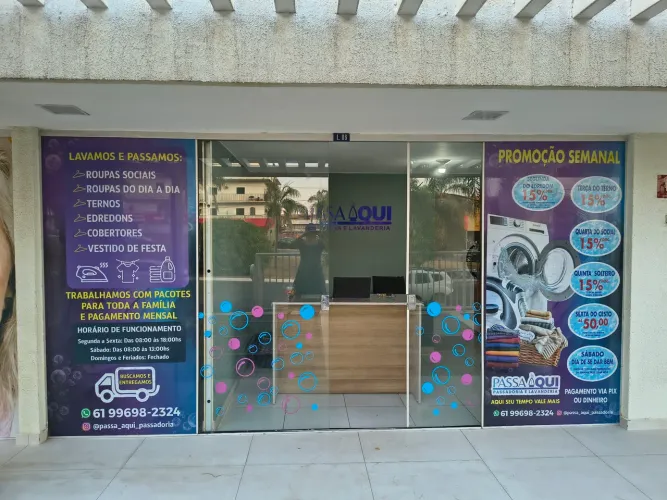 Passo ponto de Lavanderia e Passadoria de roupa