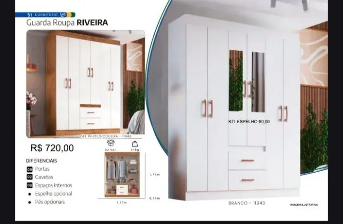 Guarda roupa casal