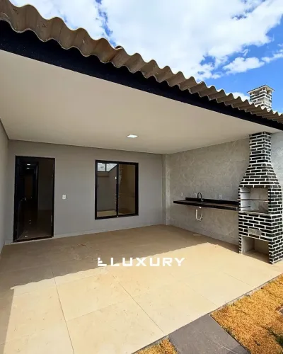 Casa 2 Quartos com Suíte e Área Gourmet no Residencial Prado