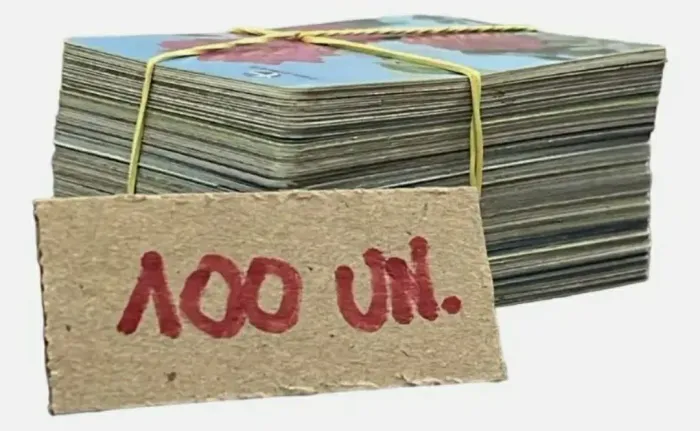 Lote de 100 cartões telefônicos