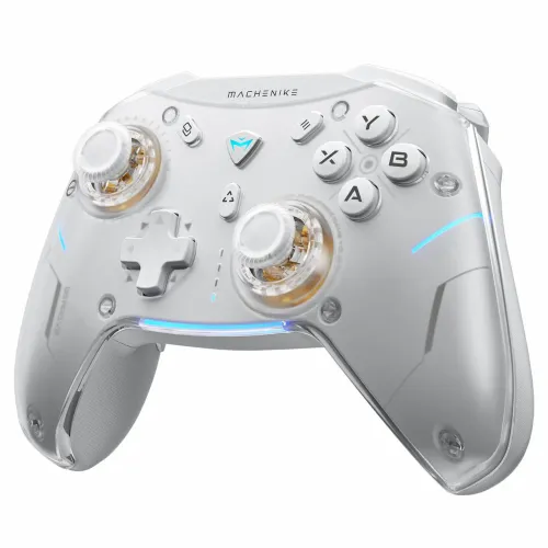 Machenike G5 Pro V2 Branco - Controle Gamer Premium Multiplataforma