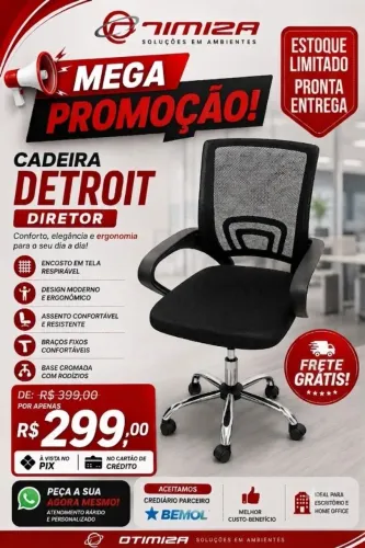 Cadeira Diretor Detroit 299,00
