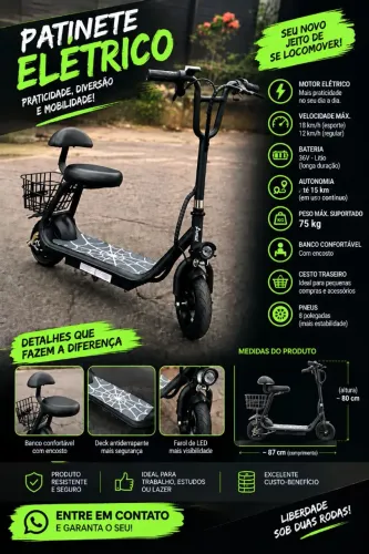 Patinete e Motinha eletrica