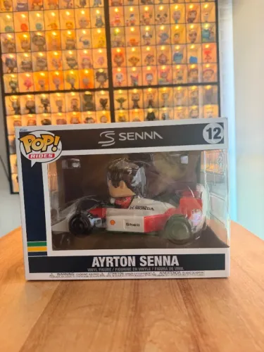 Funko Pop! Ayrton Senna #12 Mclaren - Funko Pop! Rides