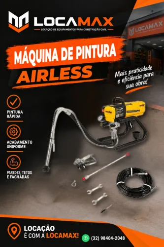 Aluguel de maquina de pintura airlass