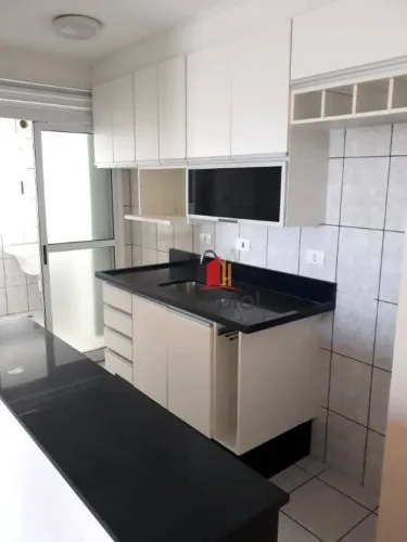 Apartamento com 2 dormitórios para alugar, 52 m² por R$ 3.060,00/mês - Vila Pires - Santo
