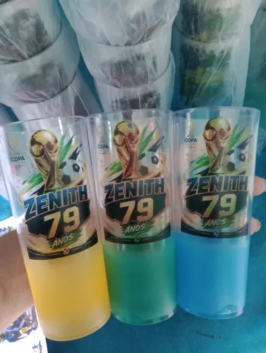 Copos personalizados tema da Cop
