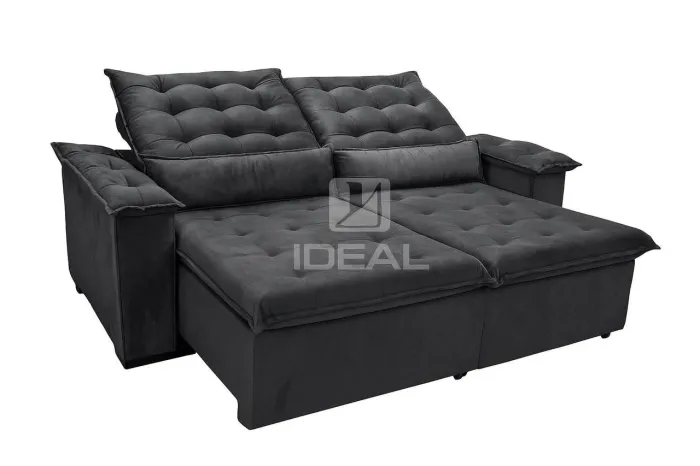 Sofá Retrátil Reclinável- Bi partido<br>2.10m<br>1.950,00 á vista