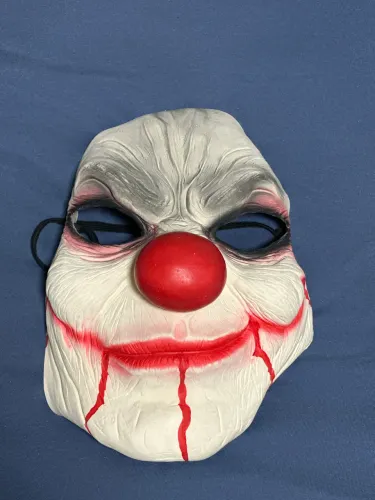 Máscara Palhaço Terror / Halloween - Perfeito Estado