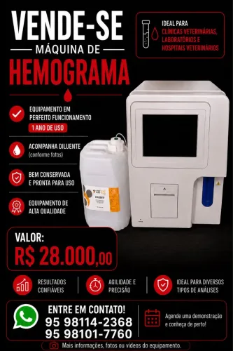 MAQUINA DE HEMOGRAMA 