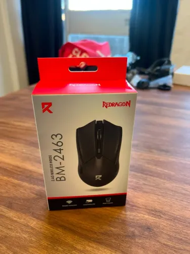 Mouse Sem Fio Redragon BM-2463 4000 DPI Wireless Novo Lacrado