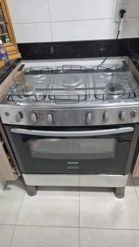 Fogão Inox 5 bocas