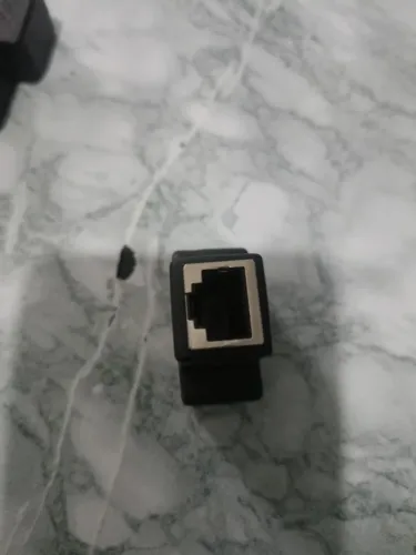 Adaptador distribuidor Cabo de Rede 1a 2 vías Rj45 metal(1x2) por 10 reais