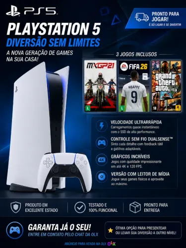 PS5 Novo 