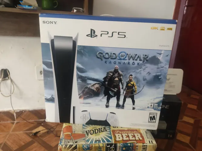 Ps5 versão disco + 40 jogos parcelo até 12 x pego seu vídeo game