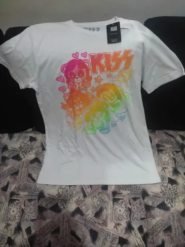 Kiss - camiseta oficial " M " nova