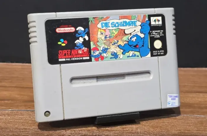 Jogo Smurfs Die Schlumpfe Super Nintendo Original