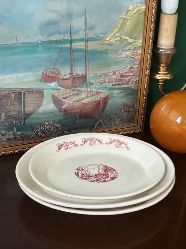 3 travessas de porcelana Oxford