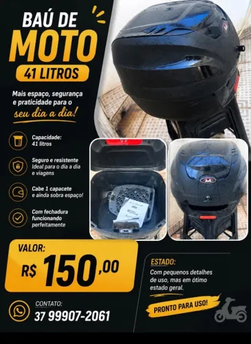 Baú de moto 41L