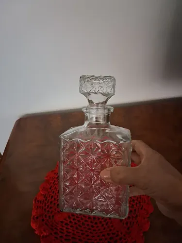 Garrafa de cristal para bebidas álcoolicas 