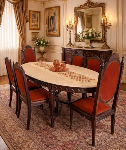 Mesa de Jantar Neoclássica