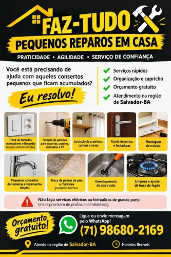 ?FAZ?TUDO / PEQUENOS REPAROS EM CASA?<br> 