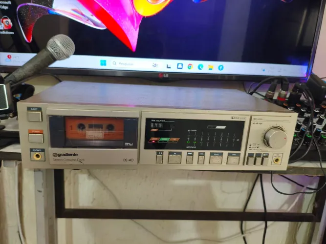 Tape deck Gradiente Ds 40