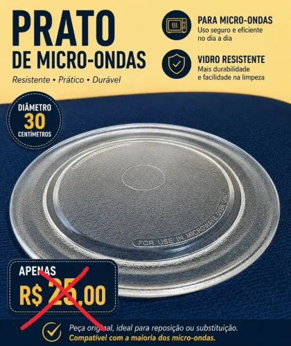 Prato microondas