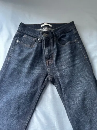 Calça Jeans Escuro Zara Slim FIT - Tamanho 38