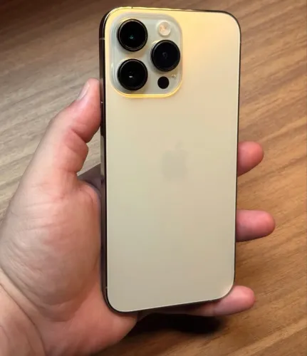 iPhone 14 Pro Max 128gb gold 06 meses de garantia 
