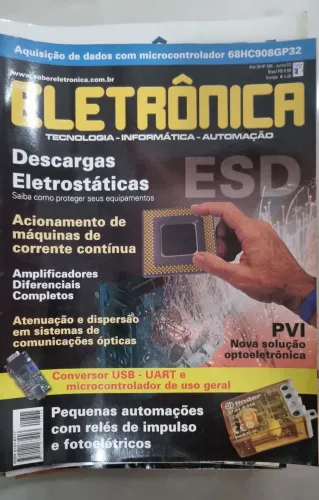 Revistas eletrônica, mecatrônica, controle e instrumentação.