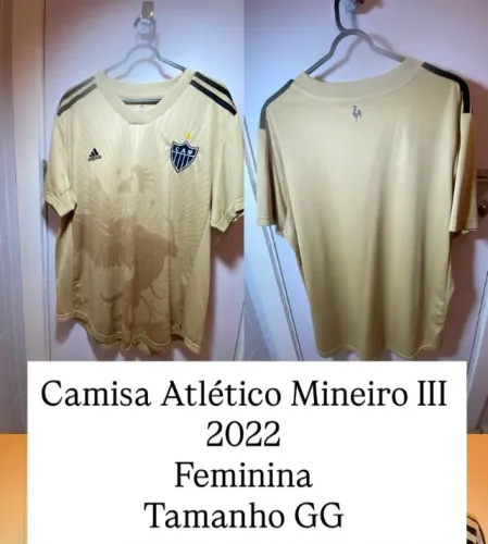 COMBO - Camisa Atlético Mineiro Feminina GG + Camisa Masculina G | Temporada 2022