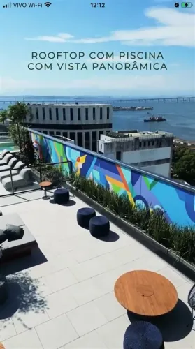 Studio Skylux: Seu Investimento de Luxo no Coração Turístico do Rio. Estudio com 35 m2 par