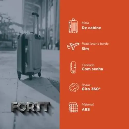 mala de viagem FORTT