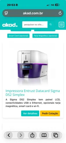 IMPRESSORA DE CARTAO + MIL CARTÕES 