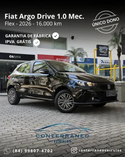 Fiat Argo Drive 1.0 6V Flex 2026