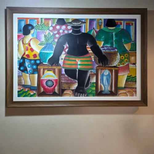 Quadro grande artista Da Silva
