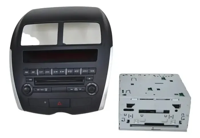 Moldura C/radio Central Completo Painel Asx 2010-2013 Origin Preto