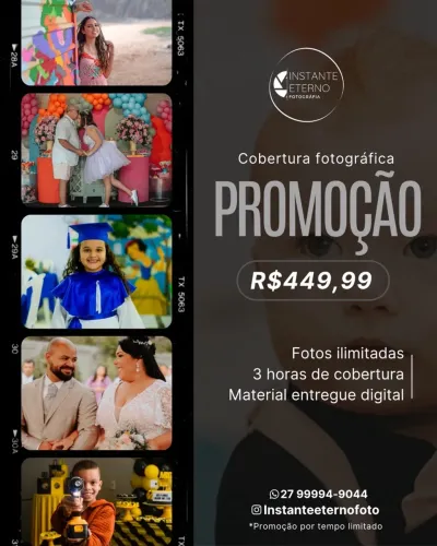 Promoção fotografia de eventos